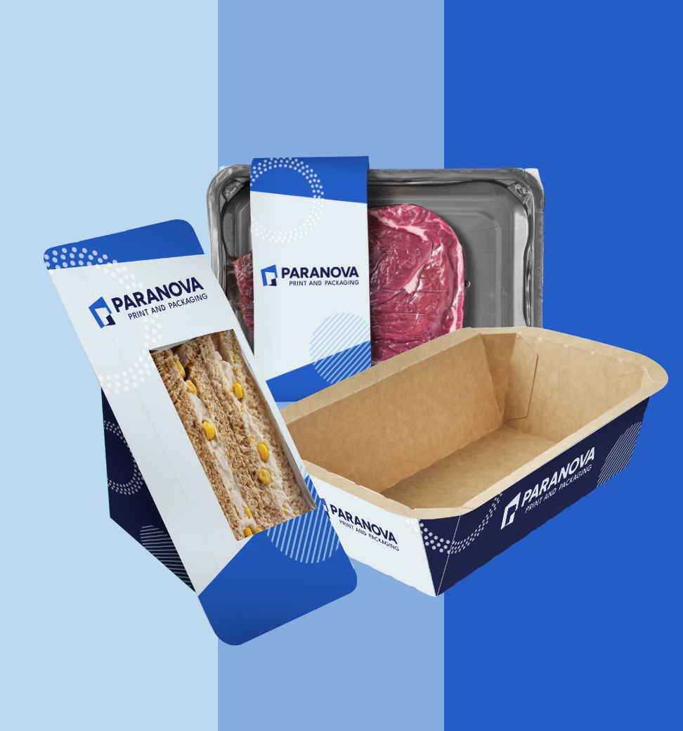 Some examples of Paranova food packaging